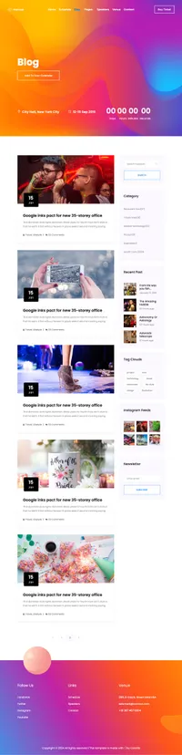 wemeet mini website template desktop screenshot