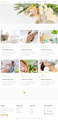 energen mini website template desktop screenshot