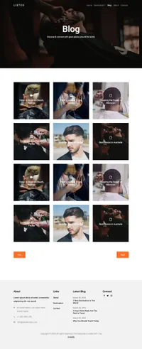 alotan mini website template desktop screenshot