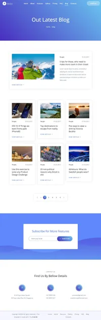appy mini website template desktop screenshot