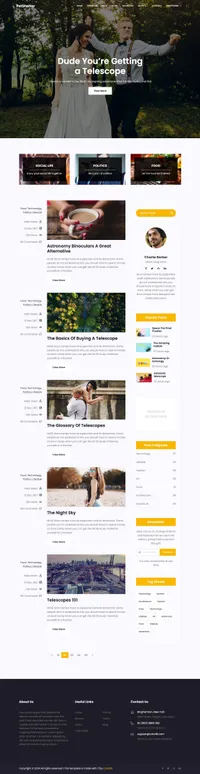 animal-shelter mini website template desktop screenshot