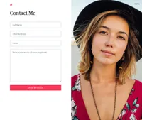 personify mini website template desktop screenshot