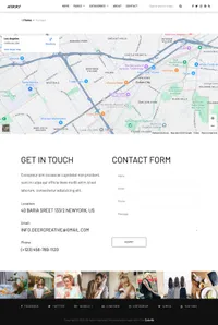 nikki mini website template desktop screenshot