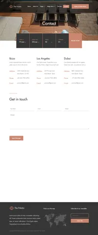 the-palatin mini website template desktop screenshot