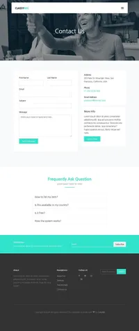 classy-ads mini website template desktop screenshot