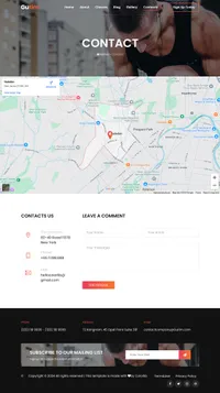 gutim mini website template desktop screenshot