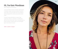 personify mini website template desktop screenshot