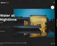 spacewood mini website template desktop screenshot