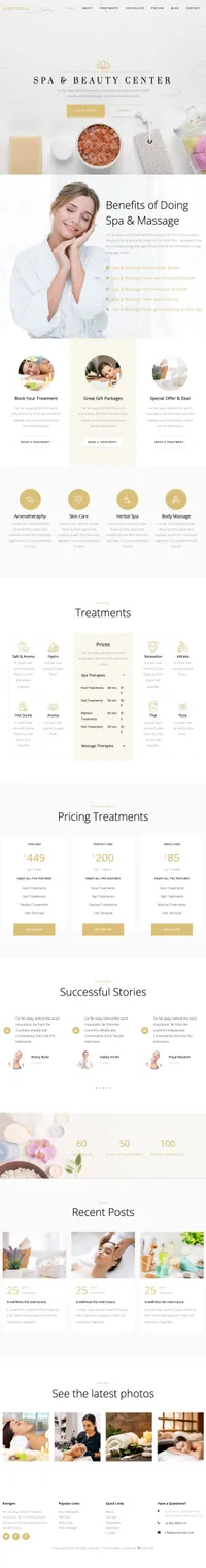 energen mini website template desktop screenshot