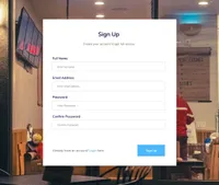 gricklo mini website template desktop screenshot