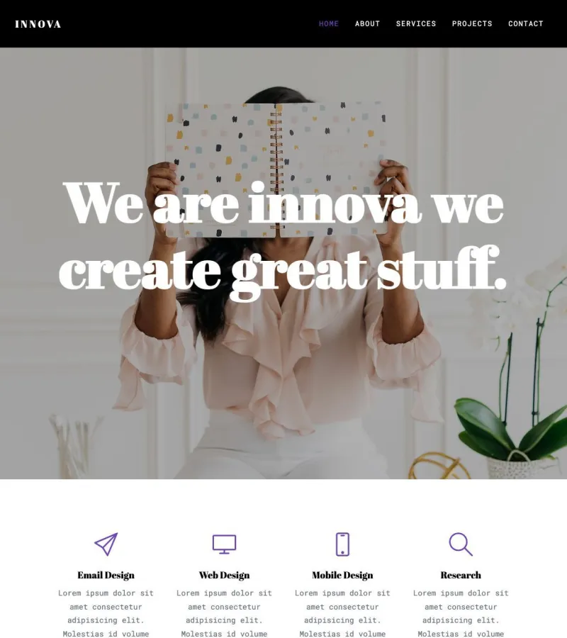 Innova Web Developer template