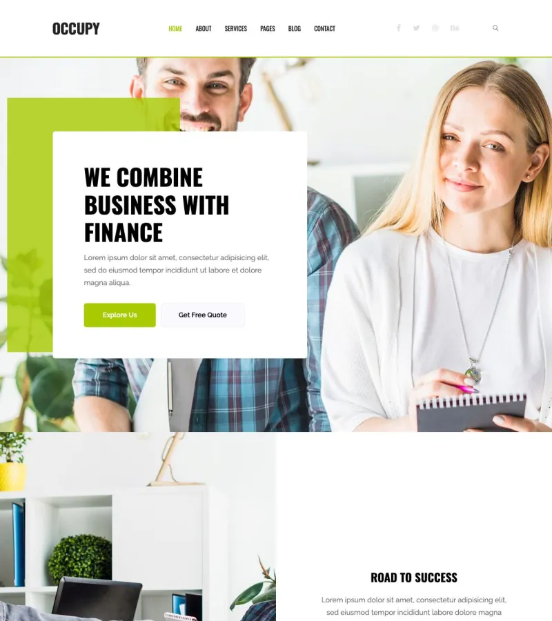 Occupy Finance template