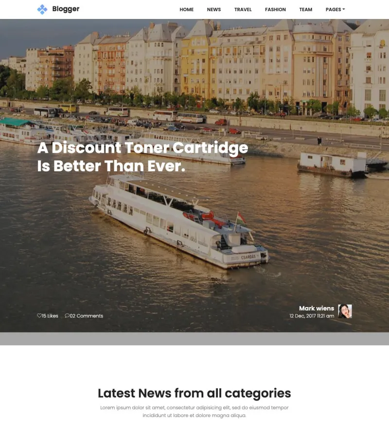 Blogger Blog template