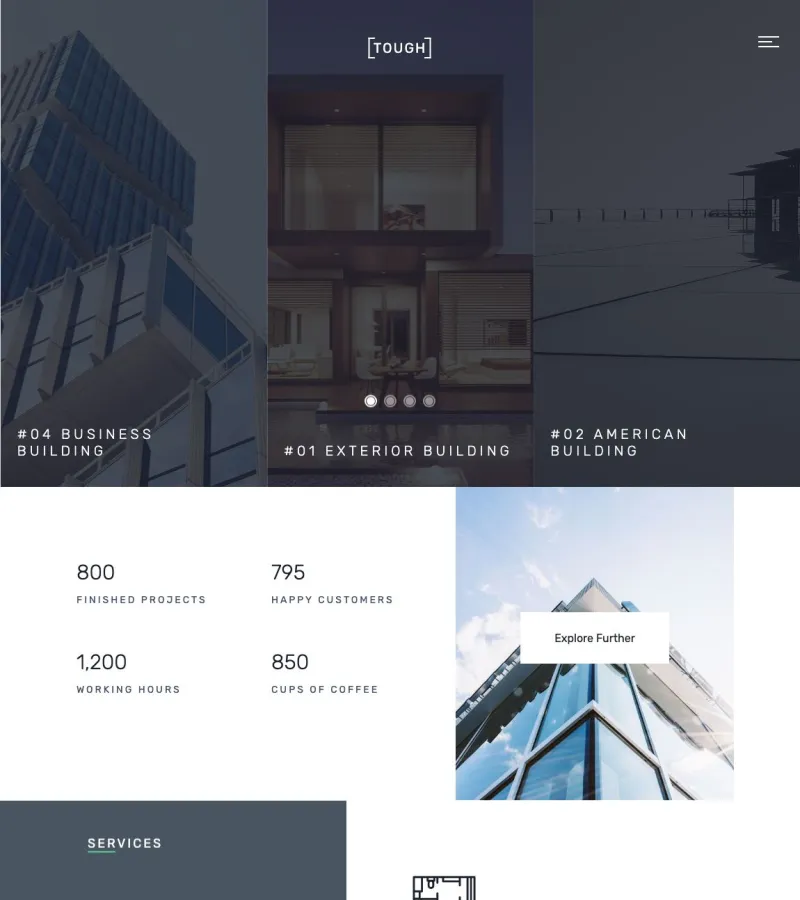 Tough Interior Designer template