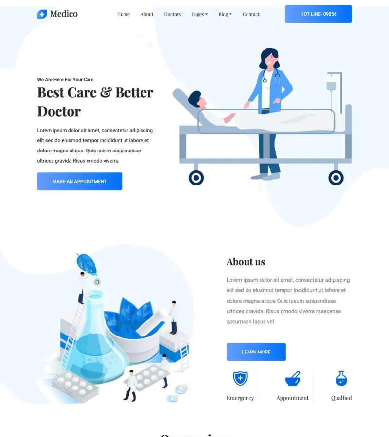 Medico Medical Clinic template