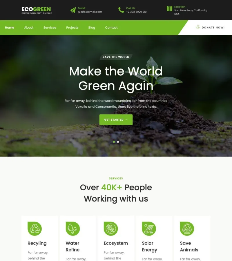 Ecogreen Landscaper template