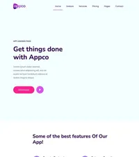 appco mini website template desktop screenshot