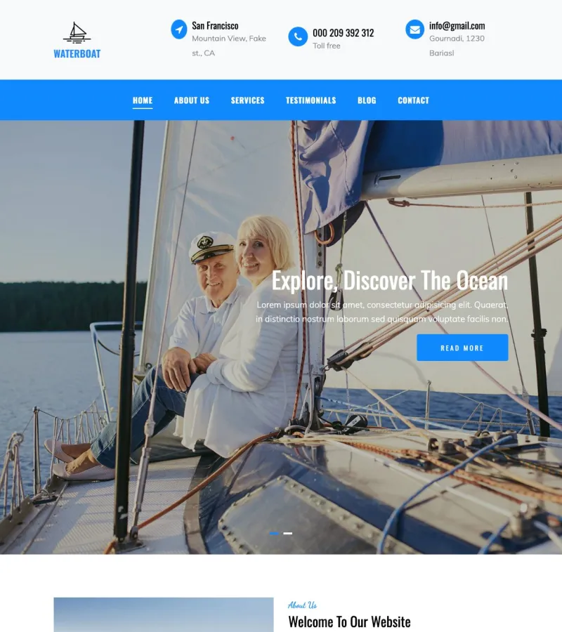 Waterboat Marketing Agency template