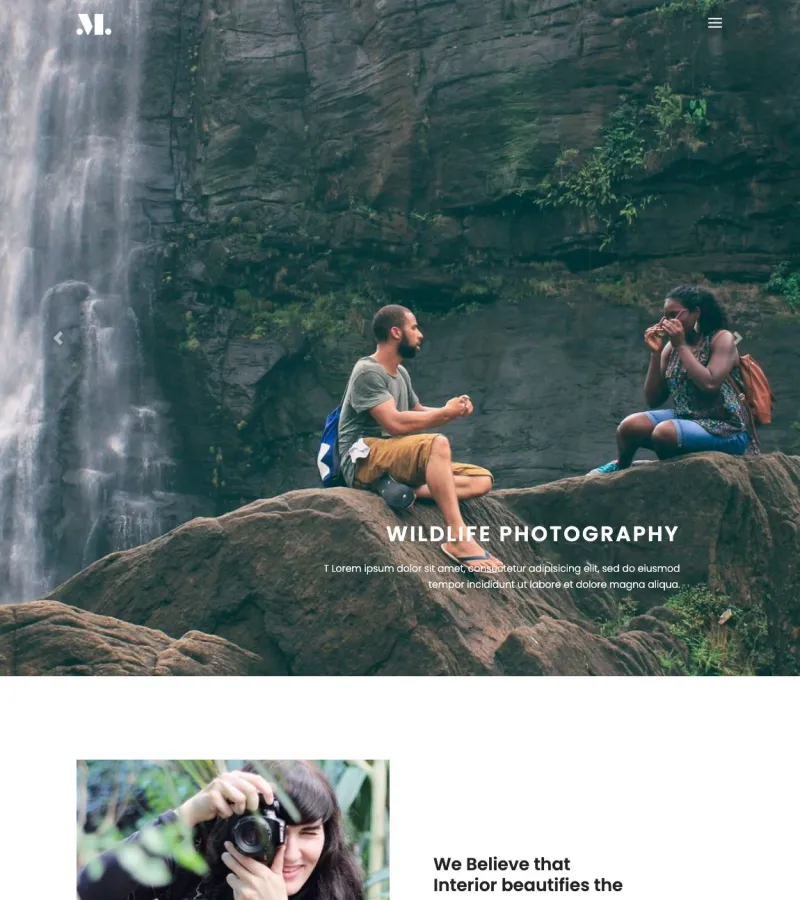 Wildlife Photography Photographer template