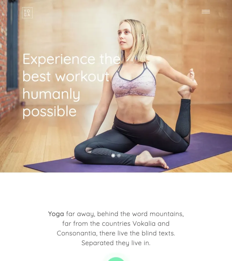 Yoga Studio Yoga Studio template