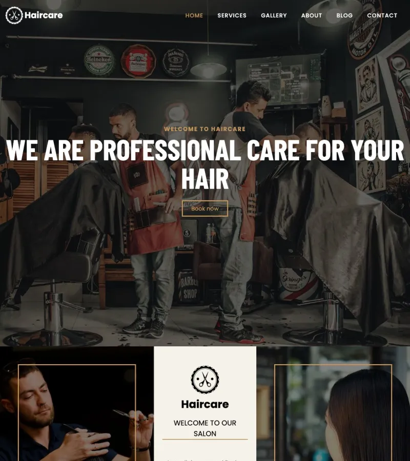 Haircare Beauty Salon template