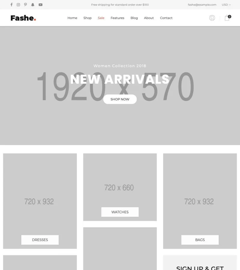 Fashe Fashion template