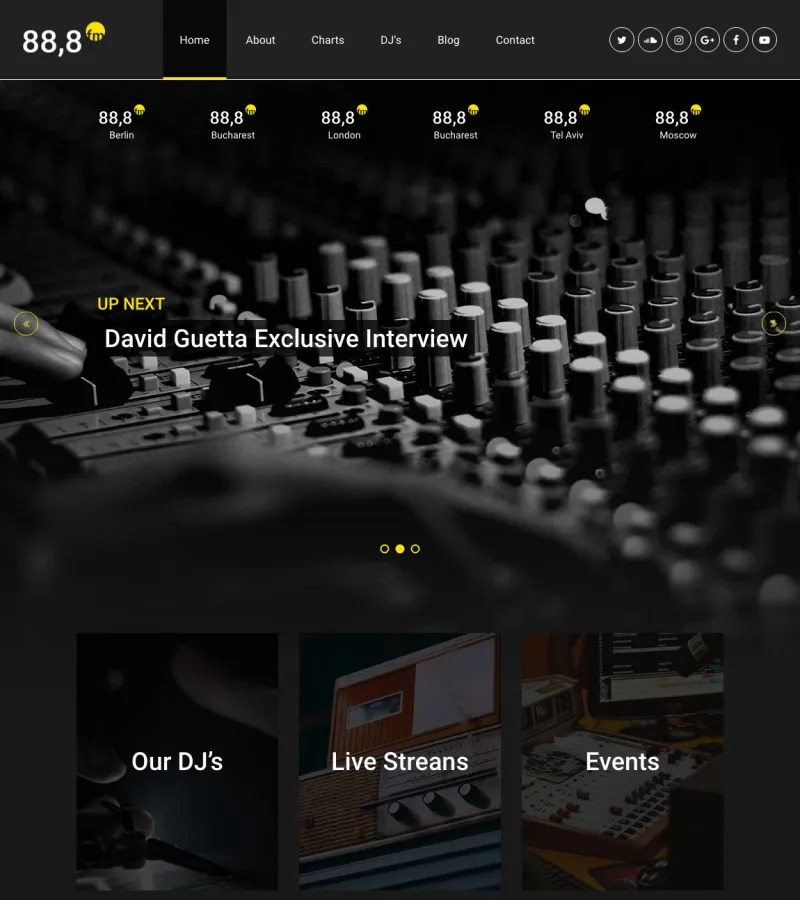 Eighty8 Marketing Agency template