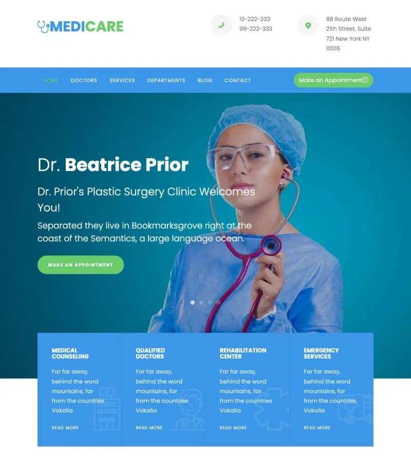 Medicare Medical Clinic template
