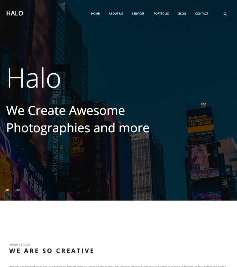 Halo Photography Agency Photographer template