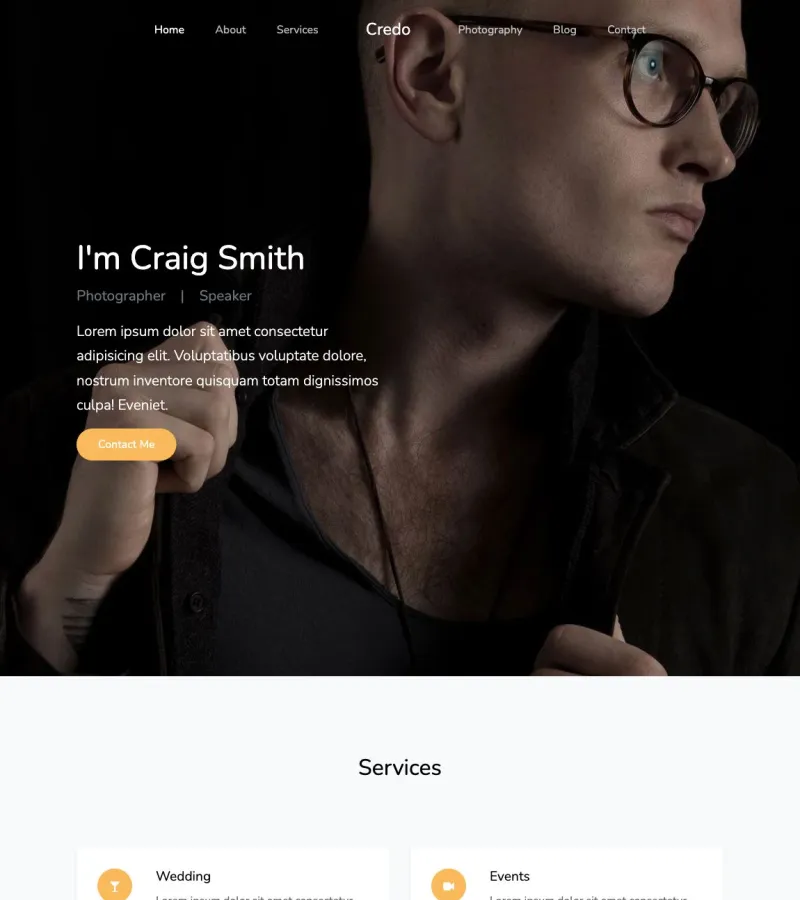 Craig Smith Freelancer template