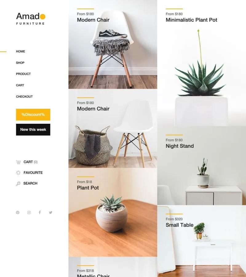 Amado Furniture Furniture template