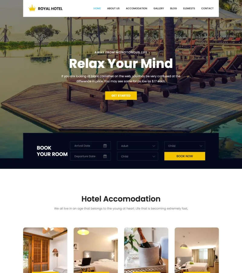  Hotel template
