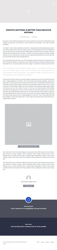 droppler mini website template desktop screenshot