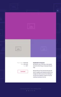 boxus mini website template desktop screenshot